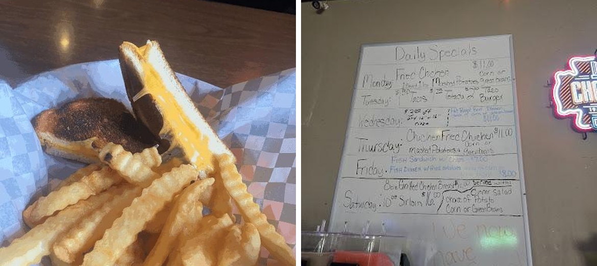 "Pizza" Parlor Menu